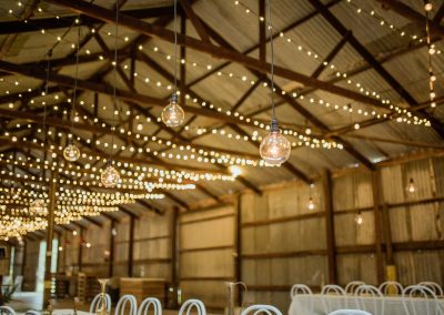 The Long Barn lit up by Bulb Lighting - Picture by Rexvil Photography
